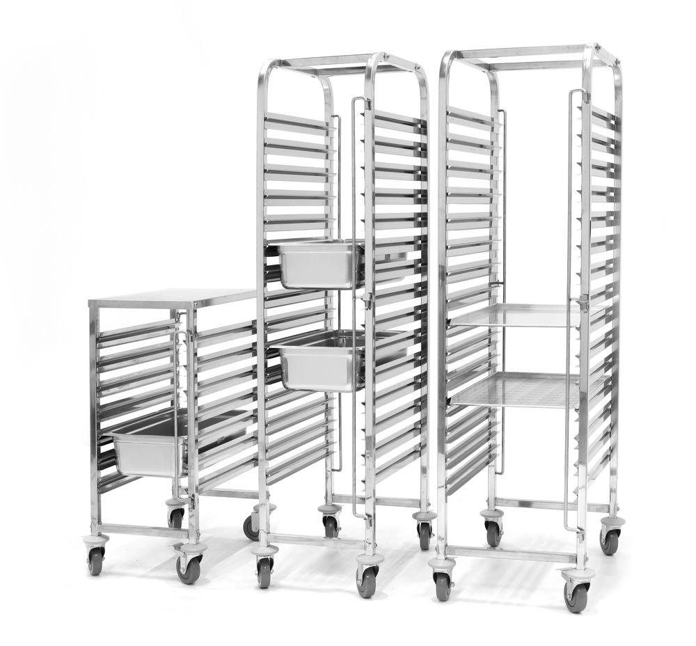 Chariot porte-plateaux - 15 x GN 1/1, HENDI, 440x610x(H)1710mm