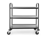 Chariot de service noir mat, HENDI, 905x585x(H)945mm