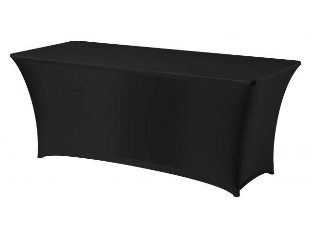 Housse de table Symposium rectangulaire, HENDI, 810934, Noir, 1200x760x(H)730mm