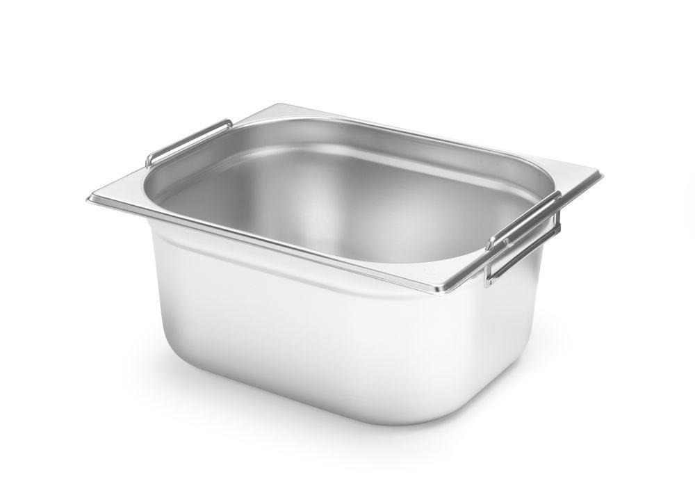 Bac Gastronorme 1/2 Budget Line avec poignées, HENDI, Budget Line, GN 1/2, 12,5L, 325x265x(H)200mm