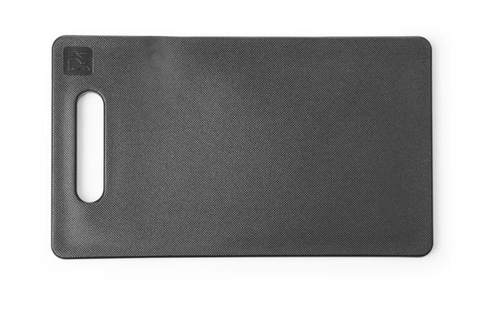 Planche à découper avec poignée, HENDI, Noir, 250x150mm