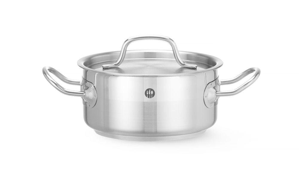 Faitout avec couvercle, HENDI, Profi Line, 2,8L, ø200x(H)90mm
