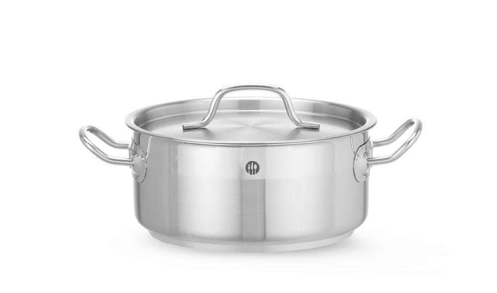 Faitout avec couvercle, HENDI, Profi Line, 2,8L, ø200x(H)90mm
