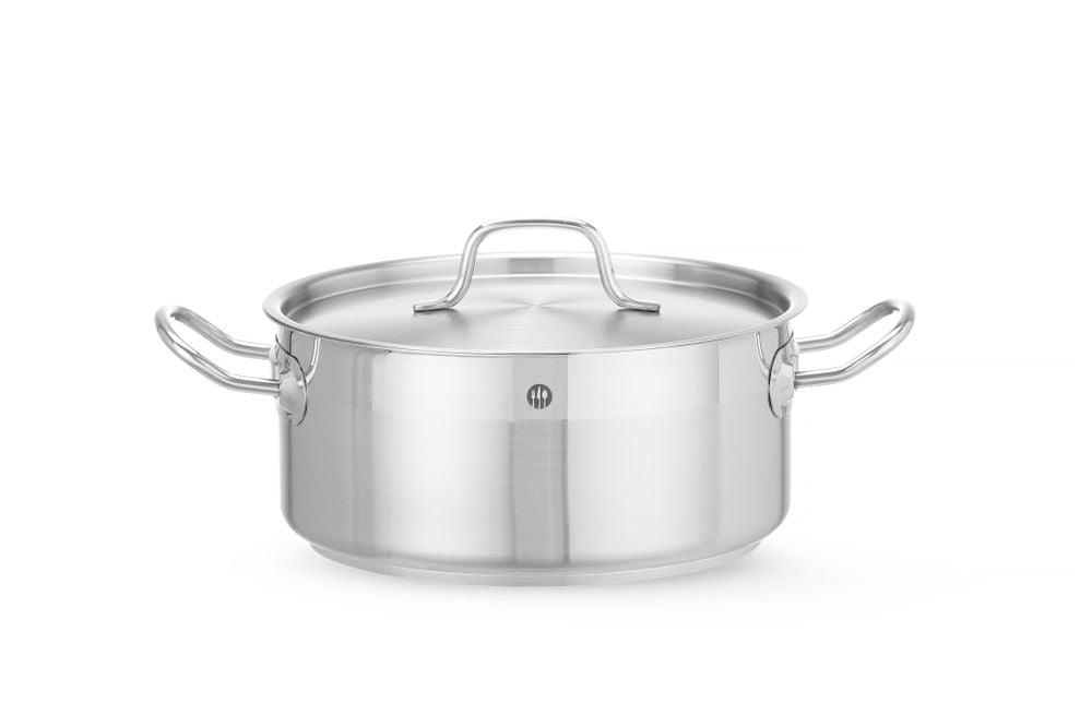 Faitout avec couvercle, HENDI, Profi Line, 4,8L, ø240x(H)105mm