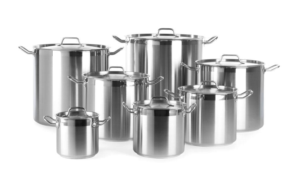 Marmite avec couvercle, HENDI, Profi Line, 37L, ø360x(H)360mm