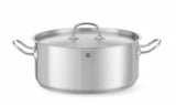 Faitout avec couvercle, HENDI, Kitchen Line, 7,3L, ø280x(H)120mm