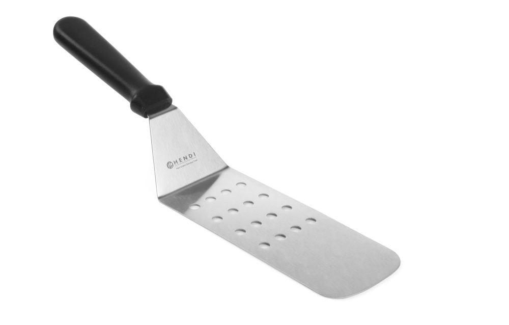 Spatule flexible perforée, HENDI, Noir, 375x75mm