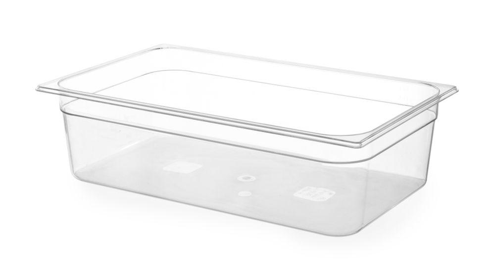 Bac Gastronorme 1/1, HENDI, Profi Line, GN 1/1, 28L, Transparent, 530x325x(H)200mm