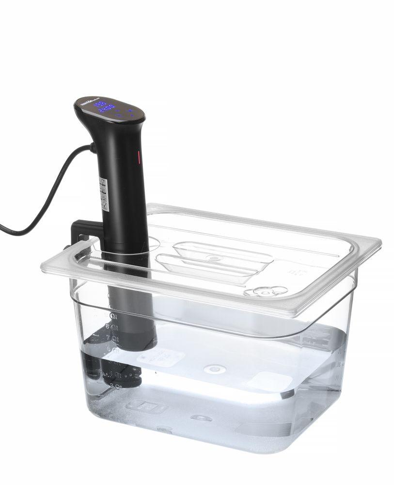 Couvercle gastronorme avec encoche pour thermoplongeur, HENDI, GN 1/2, Transparent, 265x325mm
