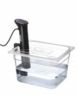 Couvercle gastronorme avec encoche pour thermoplongeur, HENDI, GN 1/2, Transparent, 265x325mm