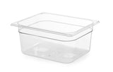 Bac Gastronorme 1/2, HENDI, Profi Line, GN 1/2, 12,5L, Transparent, 325x265x(H)200mm