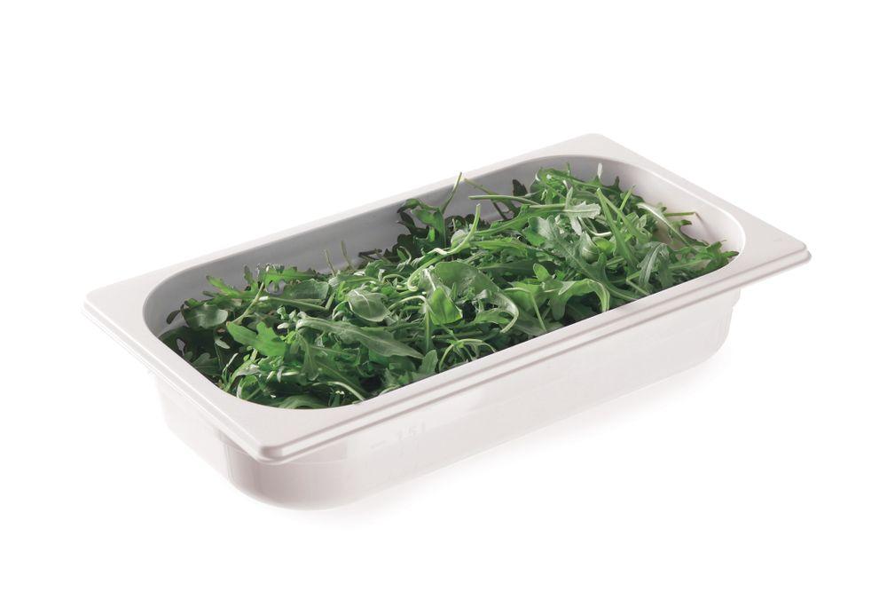 Bac gastronorme 1/3, HENDI, GN 1/3, 2,5L, Blanc, 325x176x(H)65mm