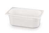Bac gastronorme 1/4, HENDI, GN 1/4, 1,8L, Blanc, 265x162x(H)65mm