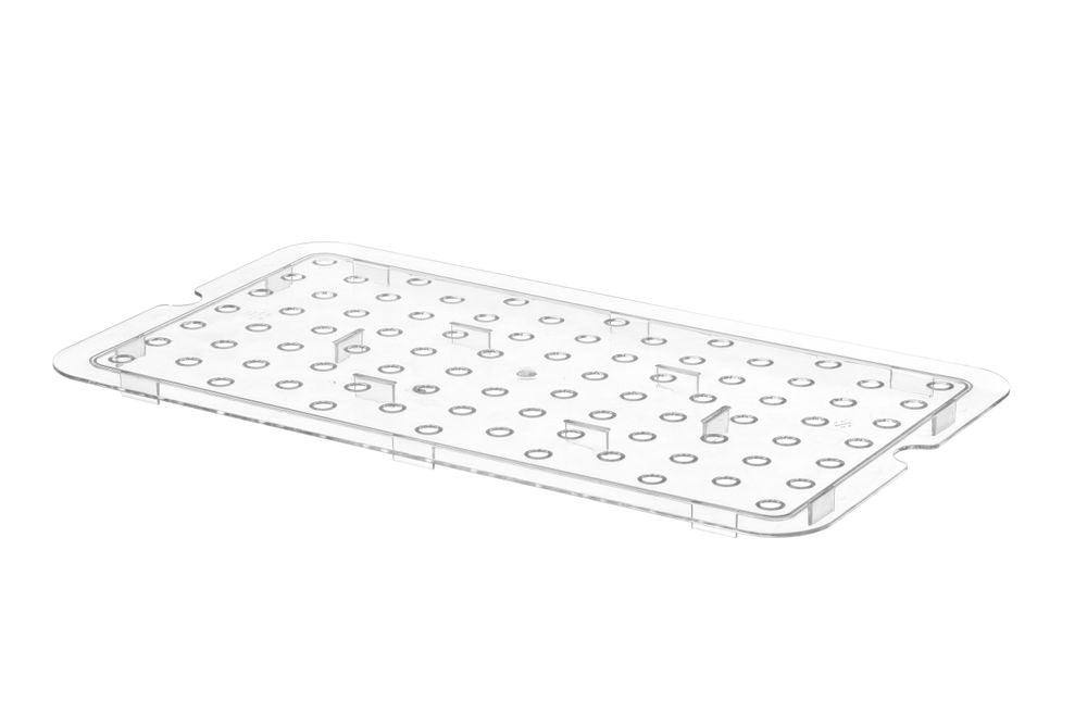 Egouttoir gastronorme, HENDI, Profi Line, GN 1/3, Transparent, 266x116mm