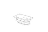 Bac Gastronorme 1/9, HENDI, GN 1/9, 0,6L, Transparent, 176x108x(H)65mm