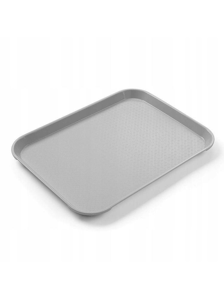 Plateaux fastfood petit, HENDI, Gris, 265x345x(H)20mm