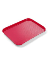 Plateaux fastfood petit, HENDI, Rouge, 265x345x(H)20mm