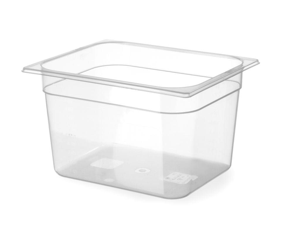 Bac Gastronorme 1/2, HENDI, Profi Line, GN 1/2, 6,5L, Transparent, 325x265x(H)100mm