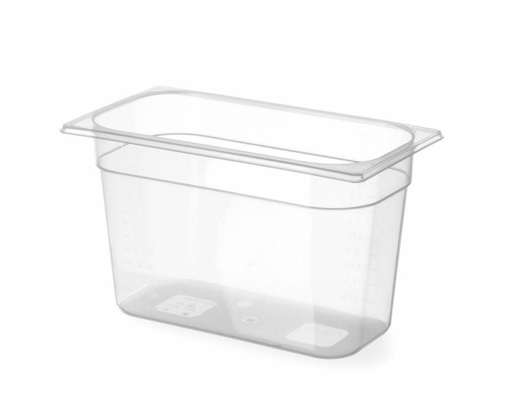 Bac Gastronorme 1/3, HENDI, Profi Line, GN 1/3, 7,8L, Transparent, 325x176x(H)200mm