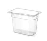 Bac Gastronorme 1/4, HENDI, Profi Line, GN 1/4, 4L, Transparent, 265x162x(H)150mm