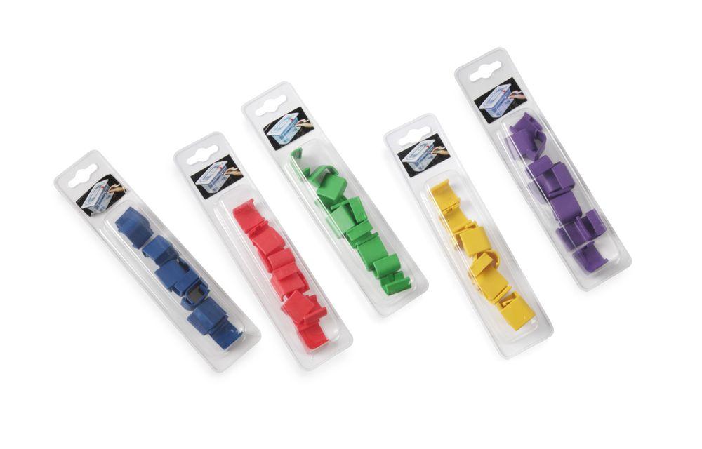 Clips de couvercle pour des boites de stockage HACCP, HENDI, Violet, 12 u