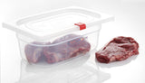 Clips de couvercle pour des boites de stockage HACCP, HENDI, Rouge, 12 u