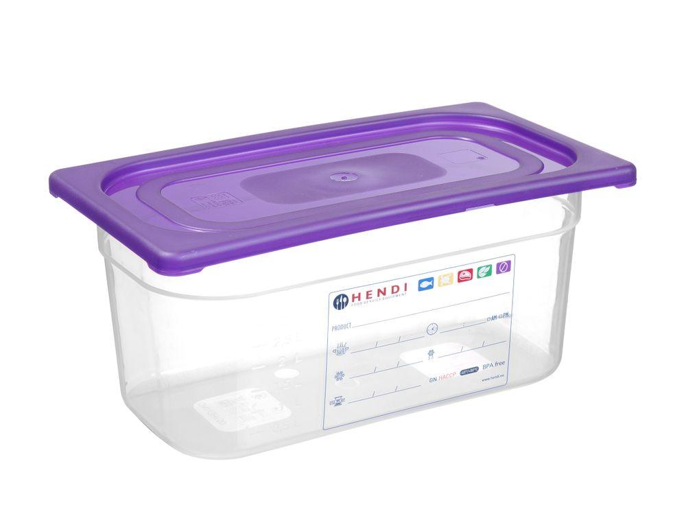 Couvercle Gastronorme violet, HENDI, GN 1/1, Violet, 530x325mm