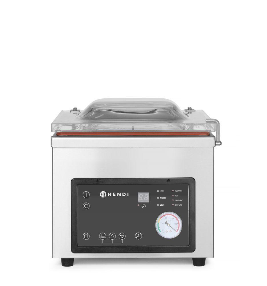 Machine à emballer sous vide avec chambre Profi Line, HENDI, Profi Line, bande de soudure 300 mm, 230V/370W, 370x480x(H)435mm