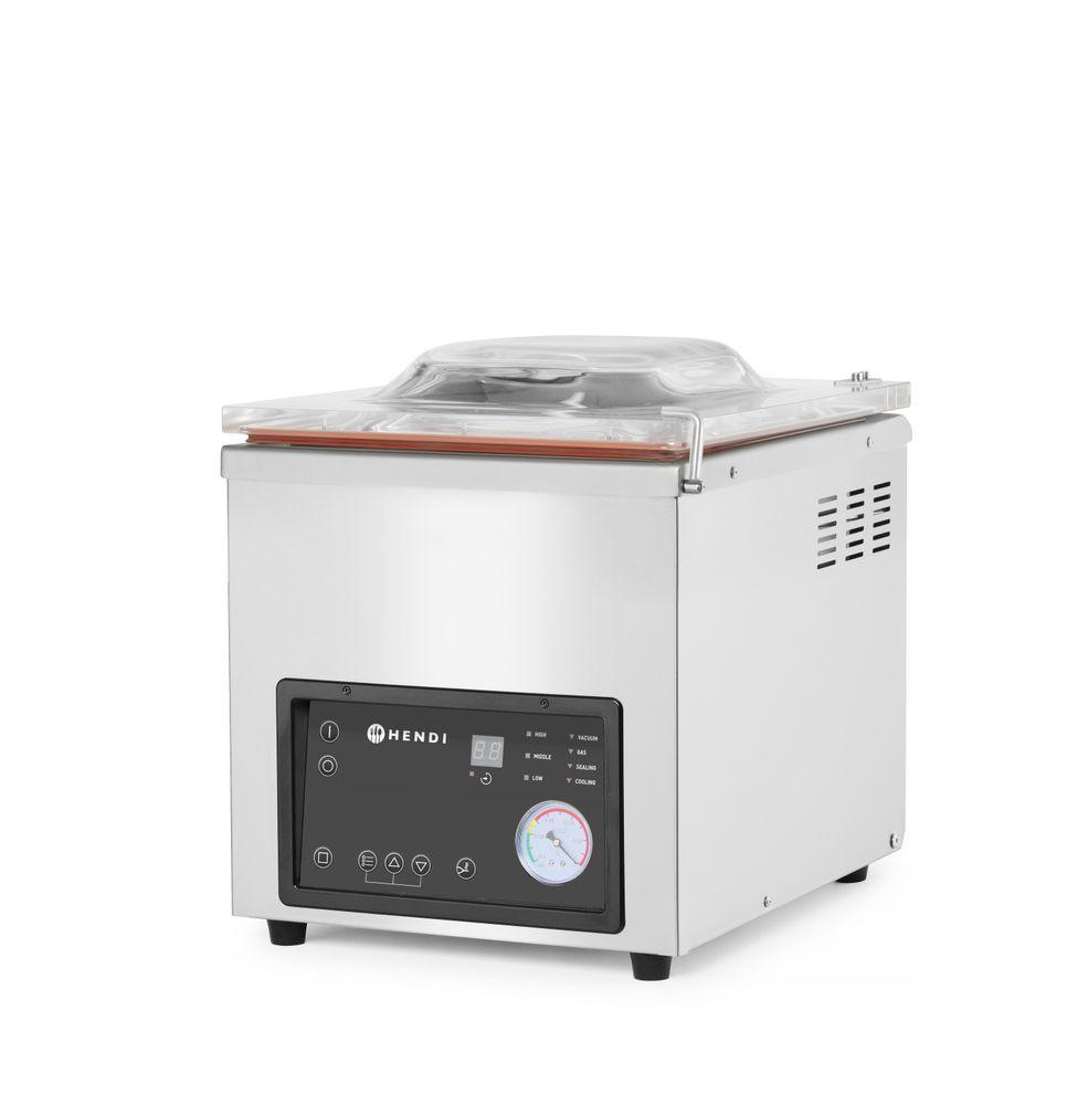 Machine à emballer sous vide avec chambre Profi Line, HENDI, Profi Line, bande de soudure 300 mm, 230V/370W, 370x480x(H)435mm