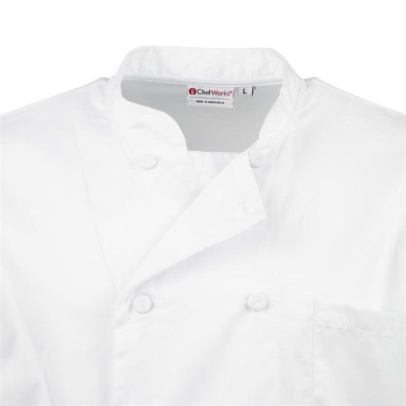 Veste de cuisine mixte blanche Chef Works Montreal Cool Vent L - FRANCE CHR