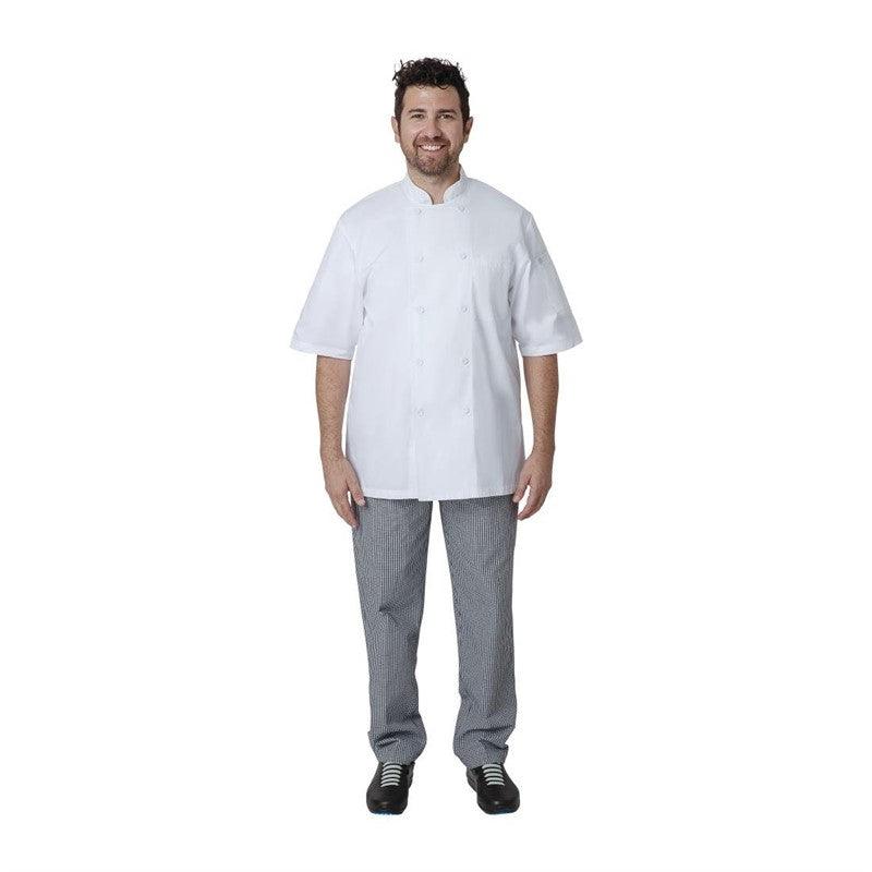 Veste de cuisine mixte blanche Chef Works Montreal Cool Vent L - FRANCE CHR