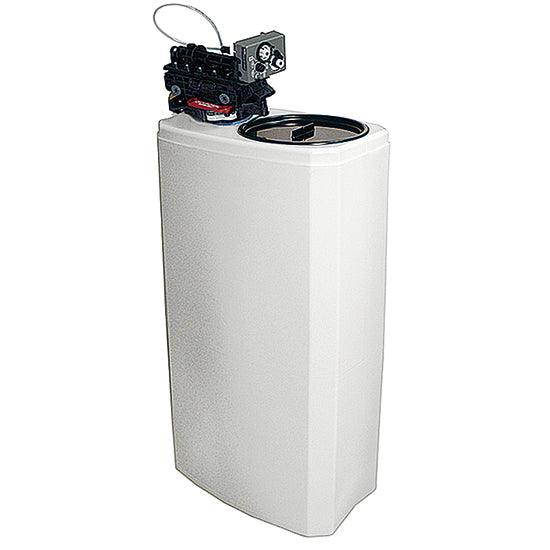 adoucisseur d'eau automatique, capacité 8 litres, 800 litres/h, réserve de sel 25 kg