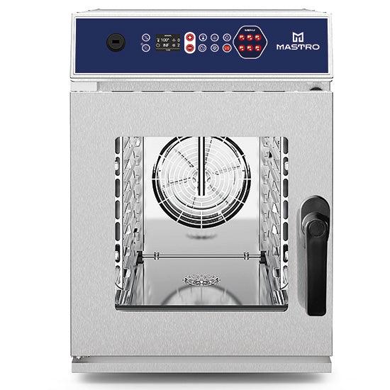 Four mixte électrique à vapeur directe avec nettoyage automatique, 6x GN 1/1