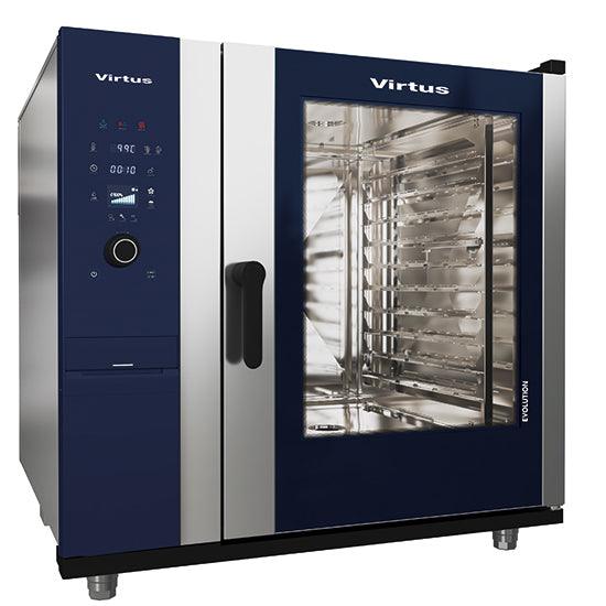 Four à convection à gaz avec vapeur directe et système de nettoyage automatique, 10x GN 2/1