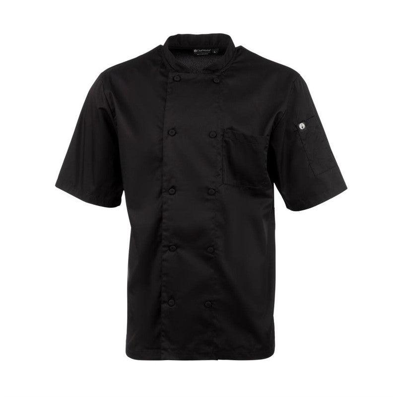 Veste de cuisine mixte Cool Vent Chef Works Montreal noire XS - FRANCE CHR