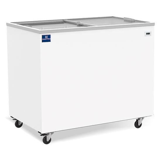 congélateur bahut 314 (258) litres avec couvercles coulissantes en verre, -14°/-24°C