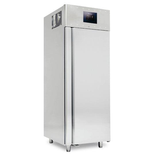Réfrigérateur 700 litres en inox éstatique pour poisson, 0°/+5°C, isolation 85 mm - WiFi