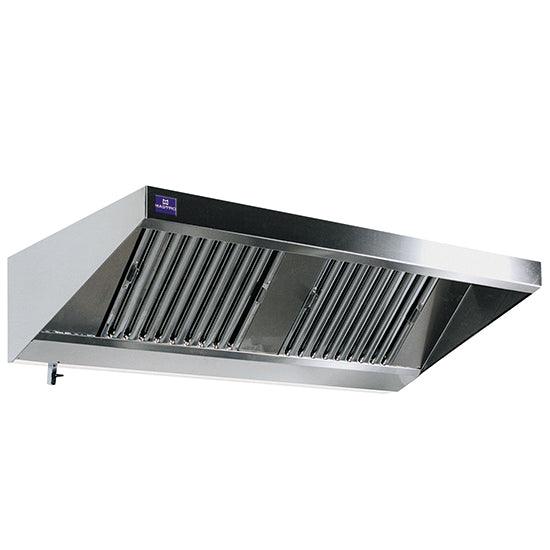 hotte murale Snack avec éclairage, 1600x1100 mm
