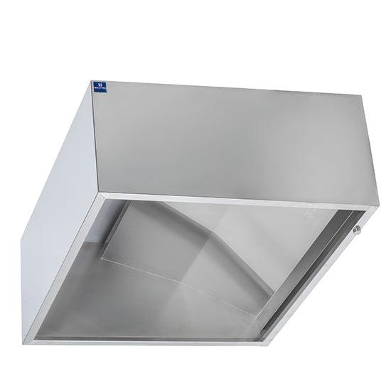 hotte murale avec rideaux d'aire, 900x900 mm