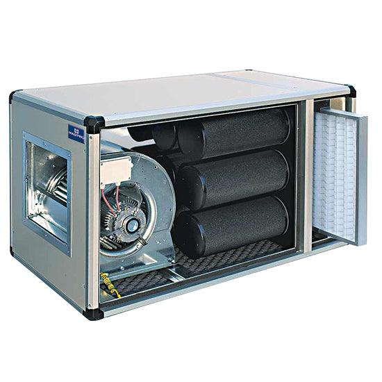 unité filtrante et désodorisant avec moteur dirèct, 2000 m³/h