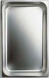 Bac GN en inox, GN 1/9 h=100 mm