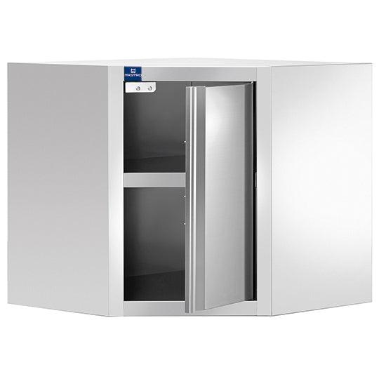 armoire murale d'angle avec porte, 700x700 mm