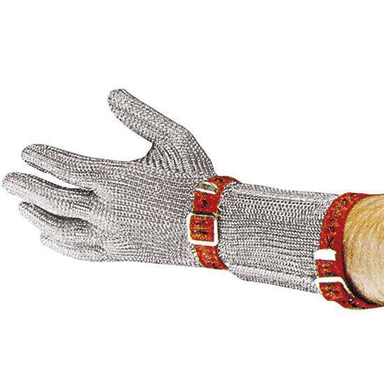gant long en maille d'acier, taille L