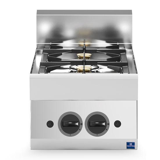 Plan de cuisson à gaz, 2 brûleurs