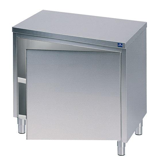 table armoire basse neutre avec une porte battante, sans dosseret, 600x600 mm