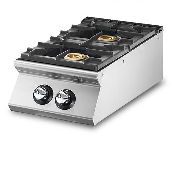 Cuisinière gaz, top, 2 brûleurs