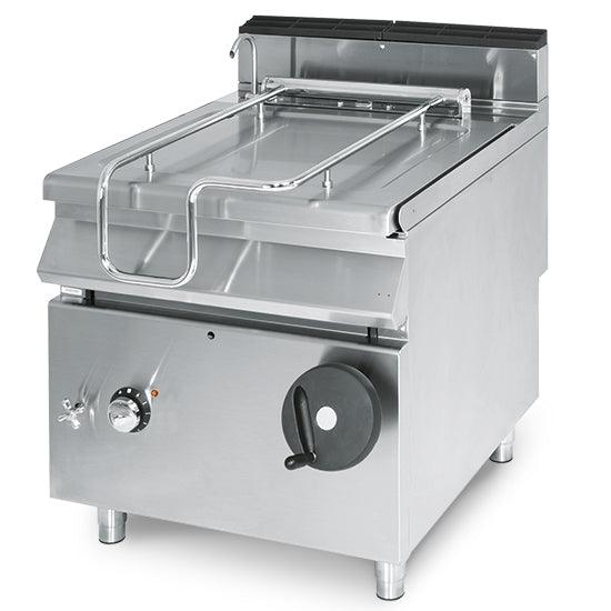 Sauteuse basculante électrique, capacité 60 litres, avec cuve en inox