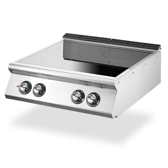 Plaque induction, top, 4 zones de cuisson Ø 220 mm chaque 3,5 kW
