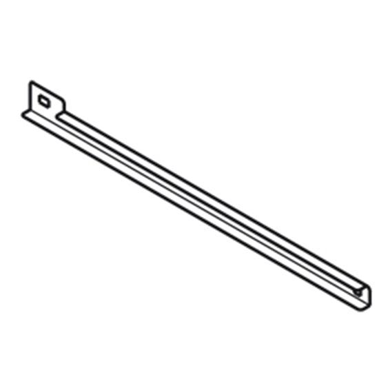 paire de glissières GN 2/1 (630 mm) en inox pour réfrigérateurs & congélateur 700 litres