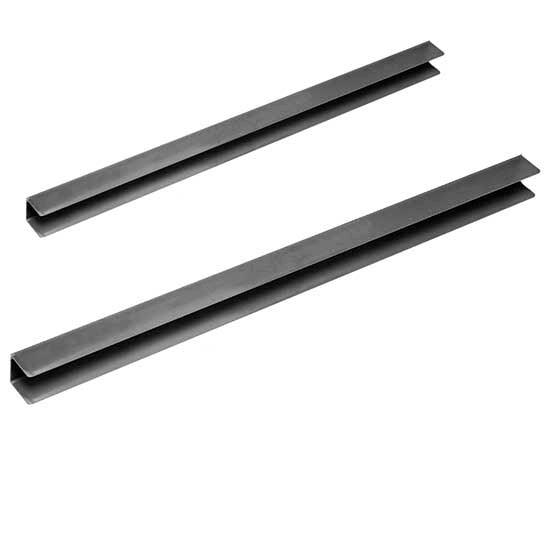 Glissière centrales GN 2/1 (593 mm) en inox pour réfrigérateurs 1400 litres